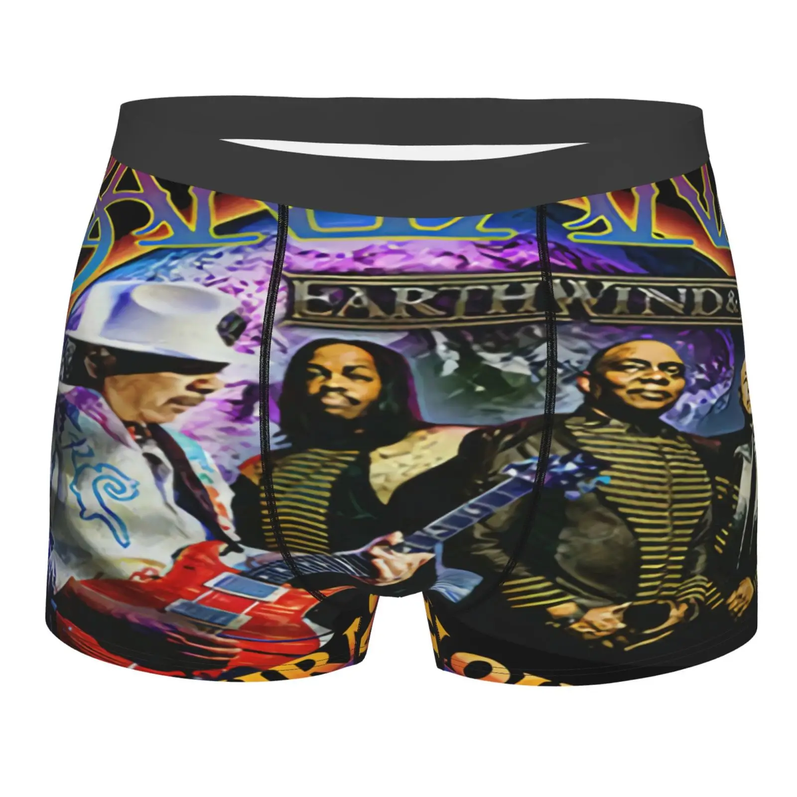 

Мужское нижнее белье Santana And Earth Wind Fire Tour 4079, мужские боксеры, сексуальное мужское нижнее белье, красные мужские трусы