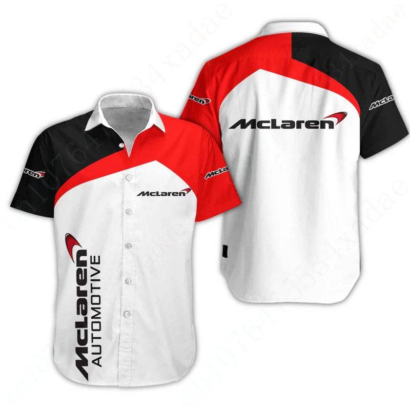 

Mclaren Shirts For Men Women Unisex Clothing Anime Shirts And Blouses Harajuku Luxury Oversized T-shirt Casual Button Cardigan