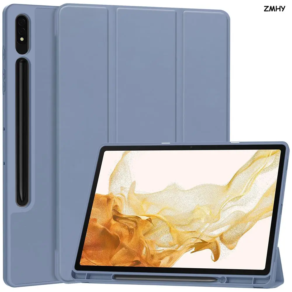 Новый чехол из ТПУ для планшета Samsung Tab S9 Plus со слотом ручки функция