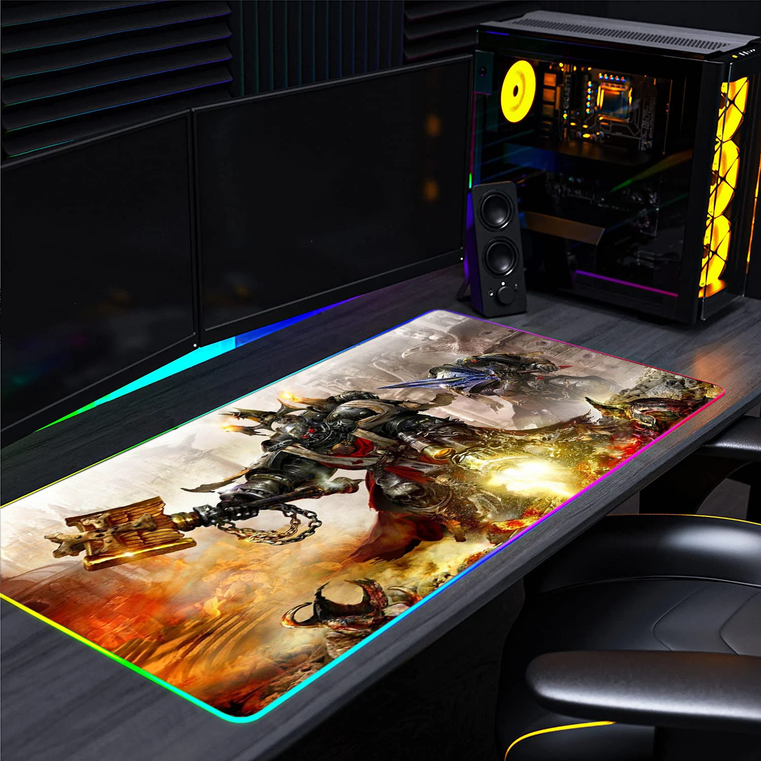 

Большой коврик для мыши World Of Warcraft, игровые аксессуары, RGB коврик для мыши, ПК, ноутбука, противоскользящий геймерский коврик для мыши, коврик ...