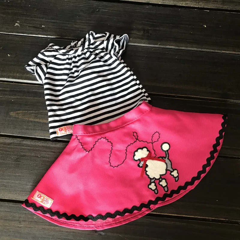 Одежда для куклы платье 18-дюймовой американской 43 см предметы новорожденных zapf