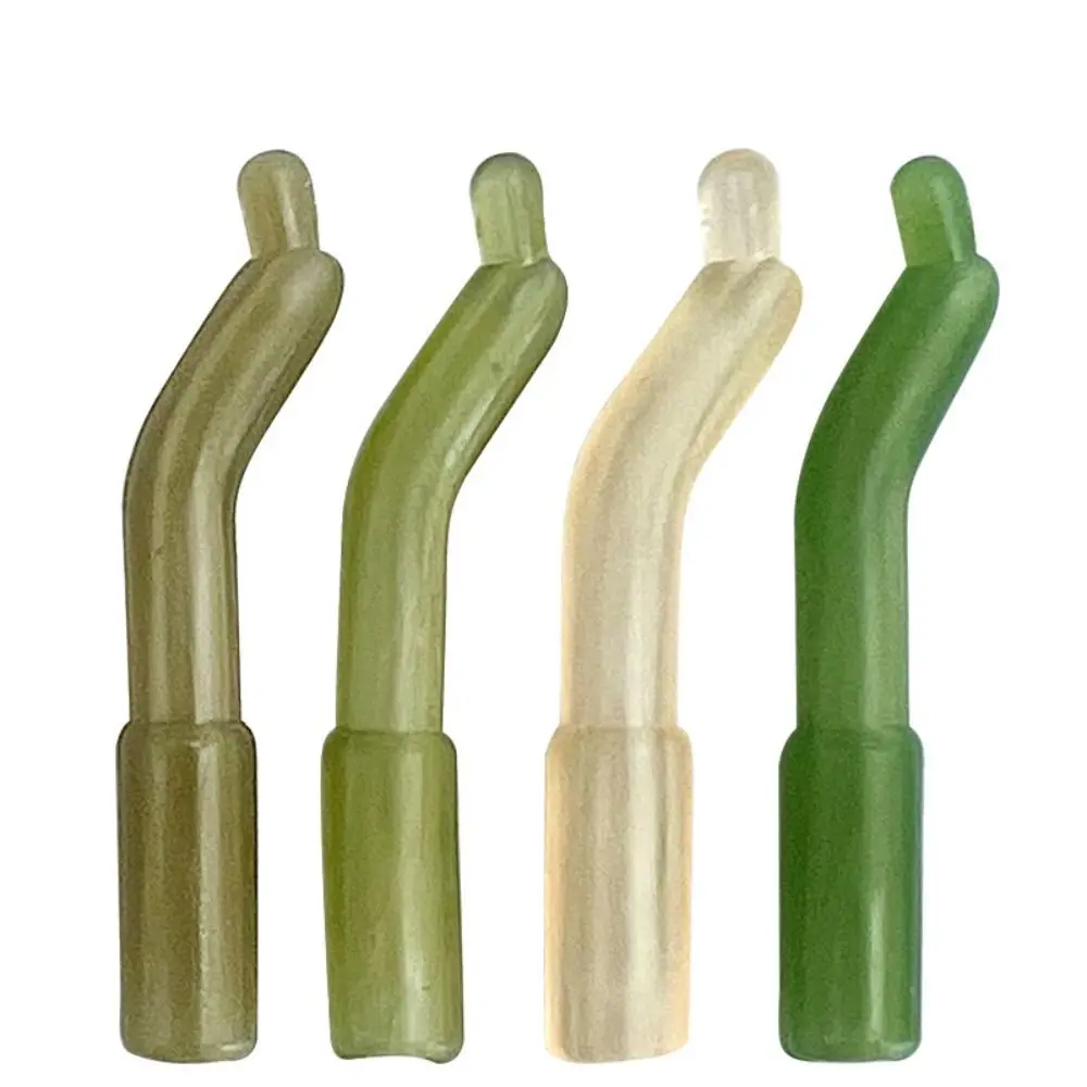 

20/50pcs High Resilience Soft Fishing Hook Sleeve Anti Winding 22mm Smooth Swivel Line Aligners Sleeve Fish Tool Tackle