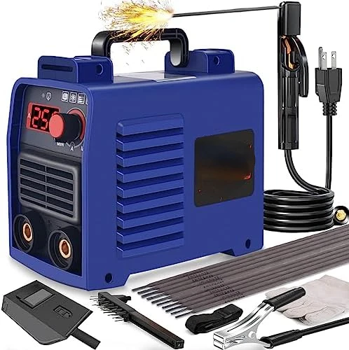 

Machine, Upgraded MMA-250A 110V Welder Machine,Portable Stick Welder IGBT Digital Display LCD,Home DIY Arc Welder,Hot Start Arc