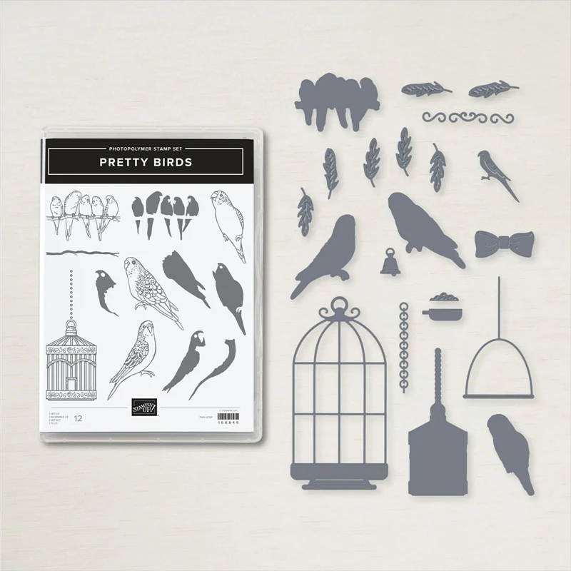 

Birdcage New 2022 Catalog Cutting Dies Clear Stamp Scrapbooking For Paper Making Embossing Frame Card Craft