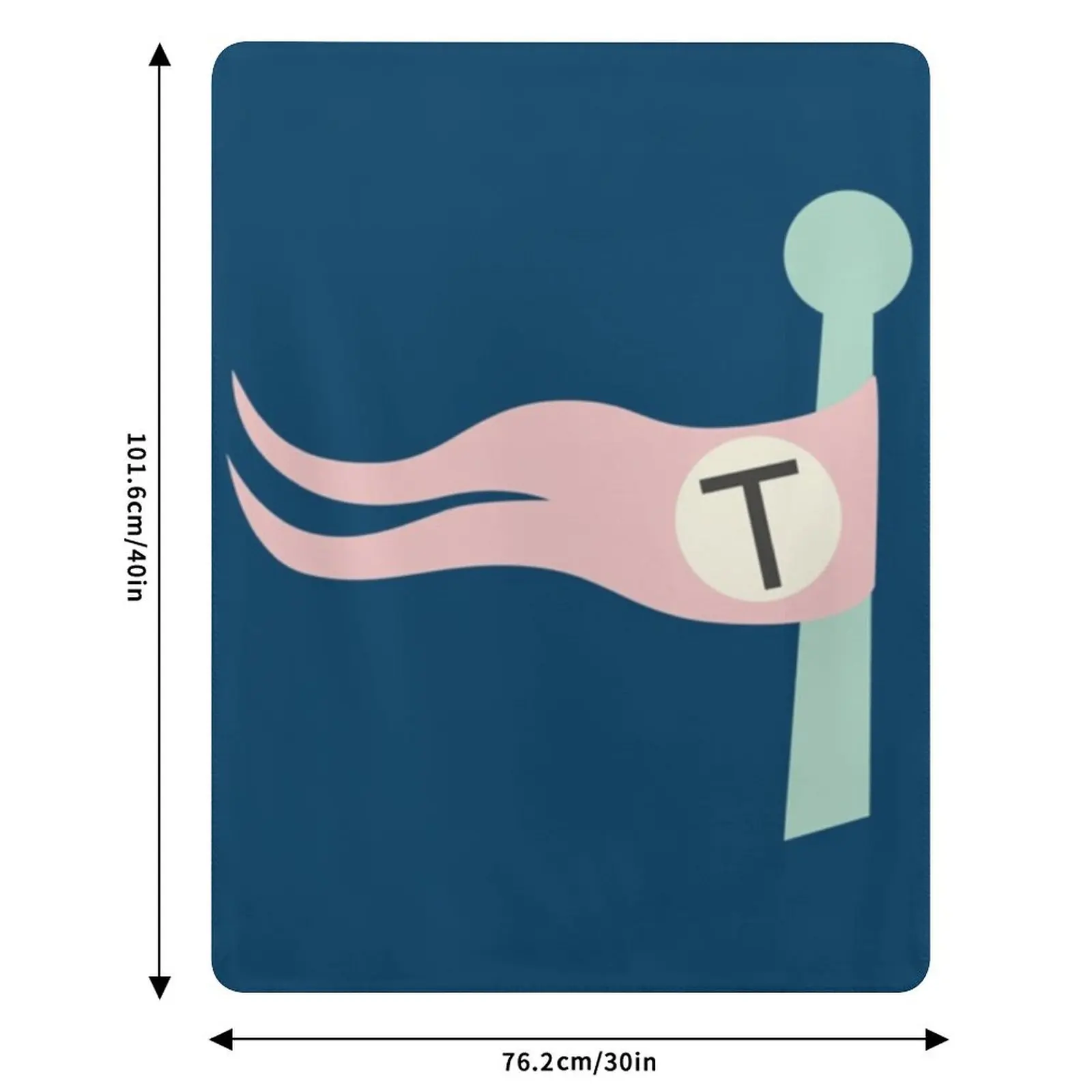 Плед Tenenbaum Flag Throw Blanket, уютное легкое одеяло для путешествий, кемпинга, пикника (art.: 3920daa342aa0) - 3920daa342aa0