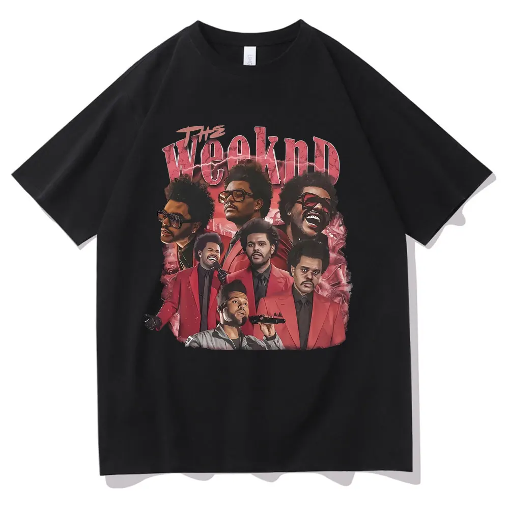

The Weeknd Printed Tshirt Man Loose Eu Size T-shirt Short Sleeve Summer Men Women Hip Hop Fashion Tee Shirt Dawn FM Graphic Tees