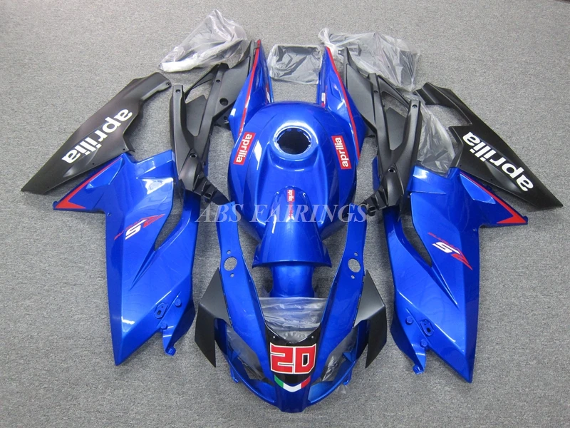 

4 подарка, новые комплекты обтекателей из АБС-пластика, подходят для Aprilia RS4 50 125 RS125 2006 2007 2008 2009 2010 06 07 08 09 10 11, синий, на заказ