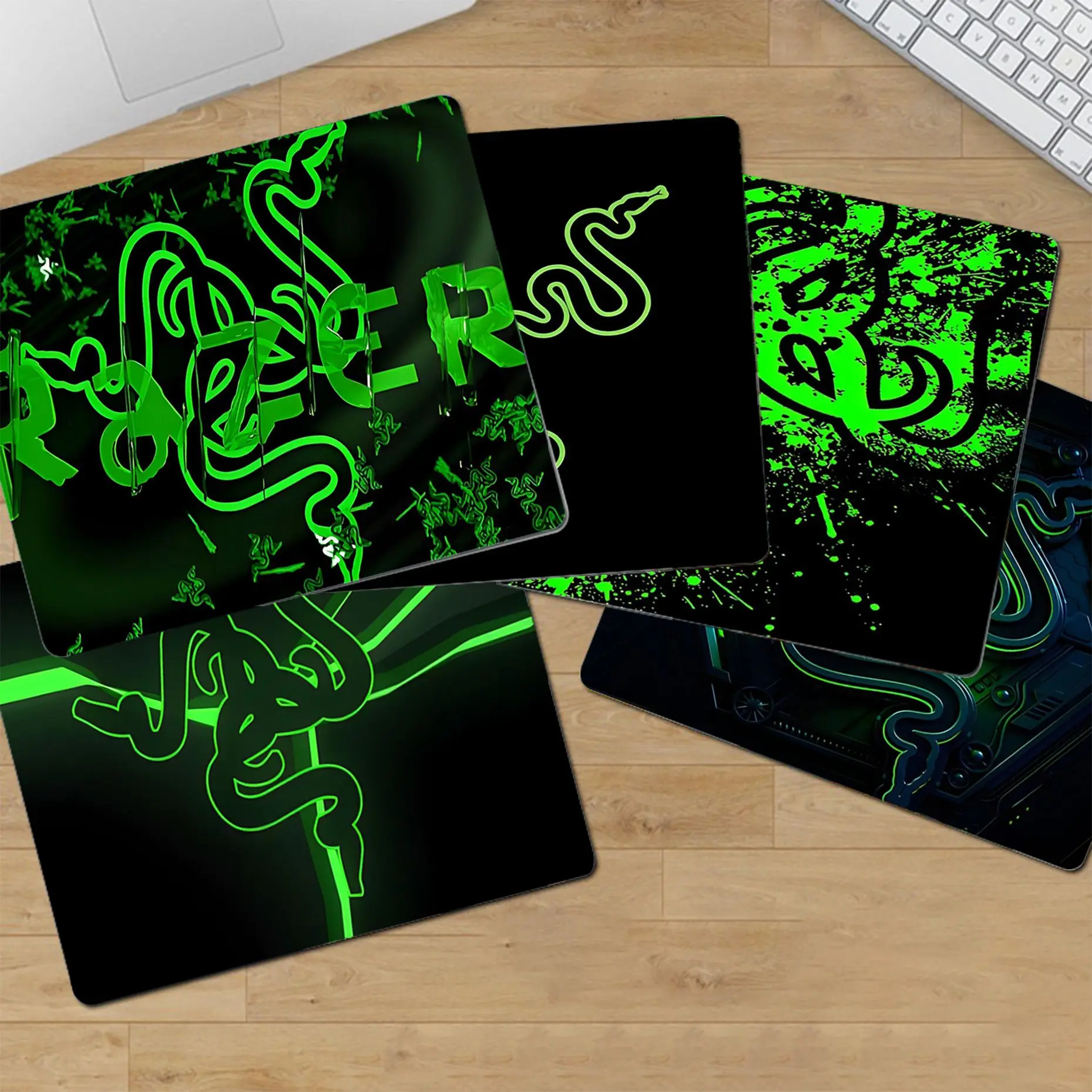 

Razer Animation Gaming Mouse Pad Gamer Desk Mat Keyboard Pad Decoration Mause Pad For PC Gamer Mousemat