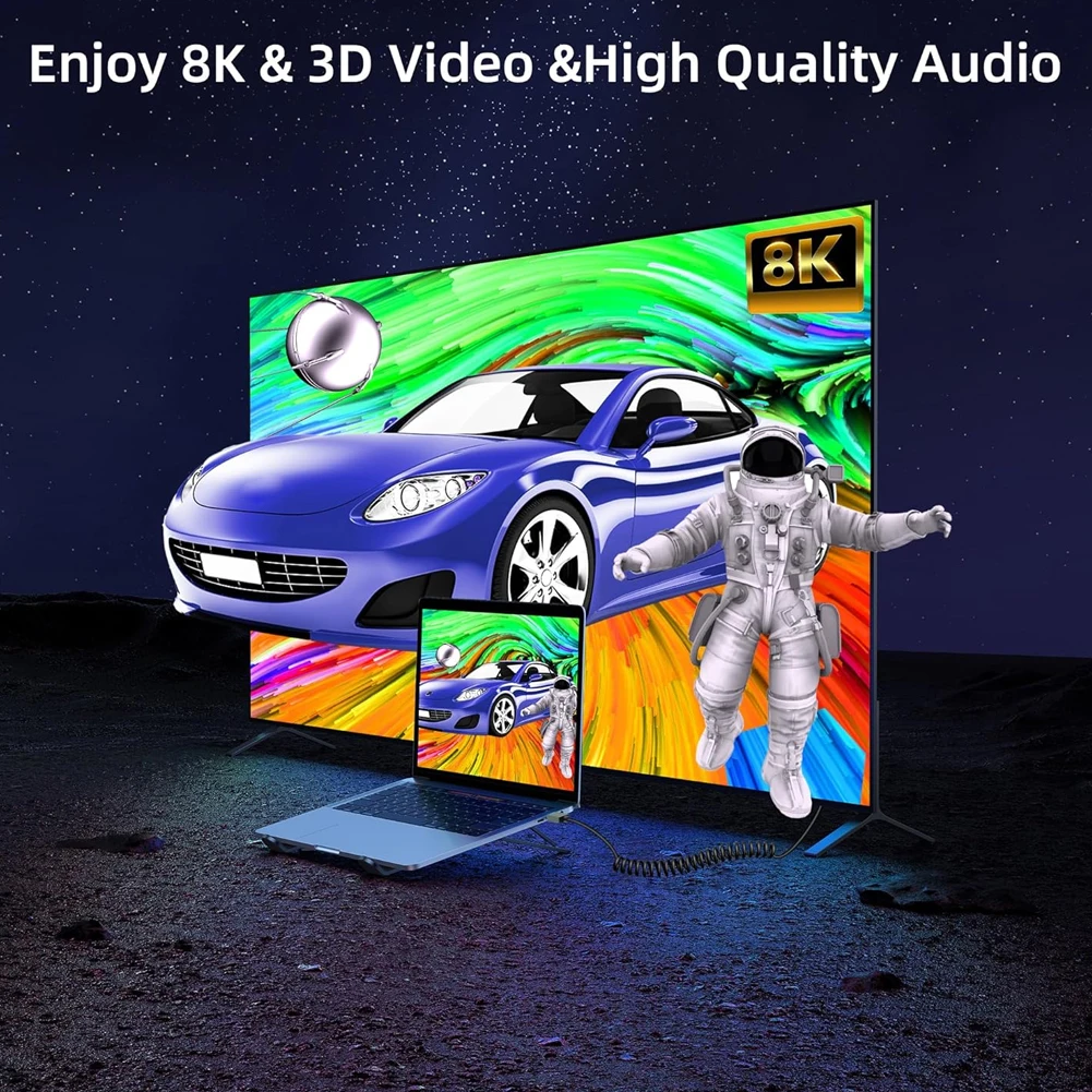 8K Extreme Thin HDMI-совместимый кабель 2.1 при 60 Гц 4K 120 удлинительный с кабелем Mini/Micro HD