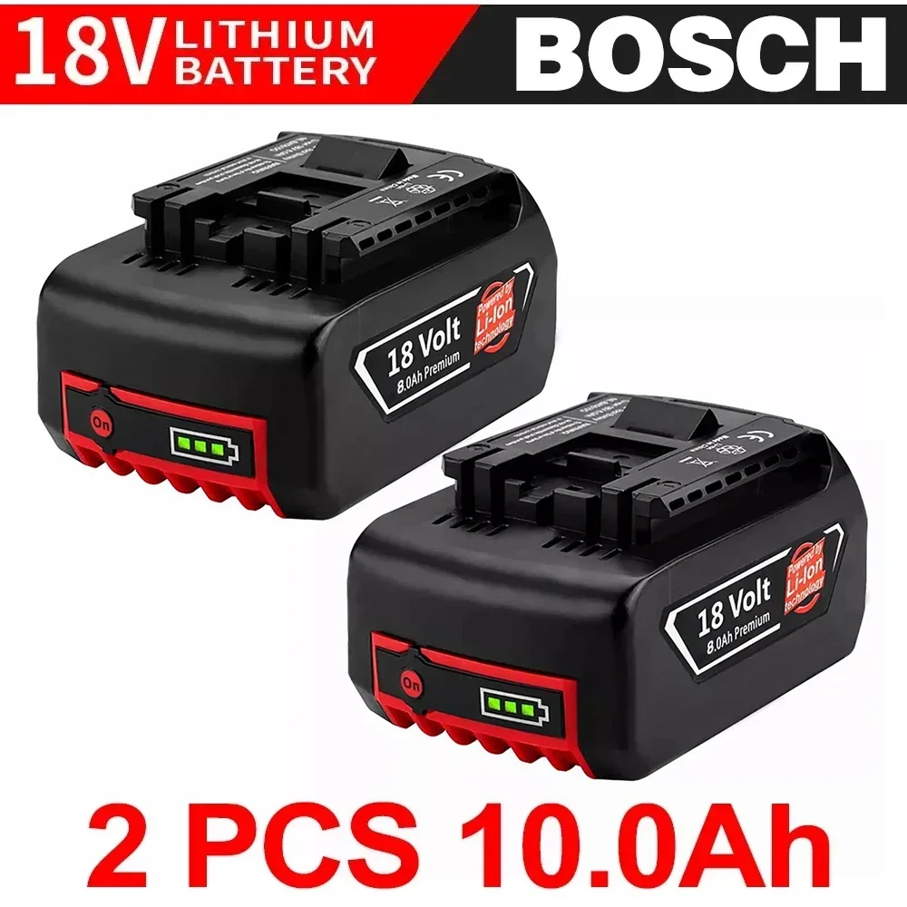 Аккумуляторная батарея 18 В 10000 мАч Ersatz для Bosch Professionalelle System Cordless Werkzeuge BAT609 BAT618 GBA18V80