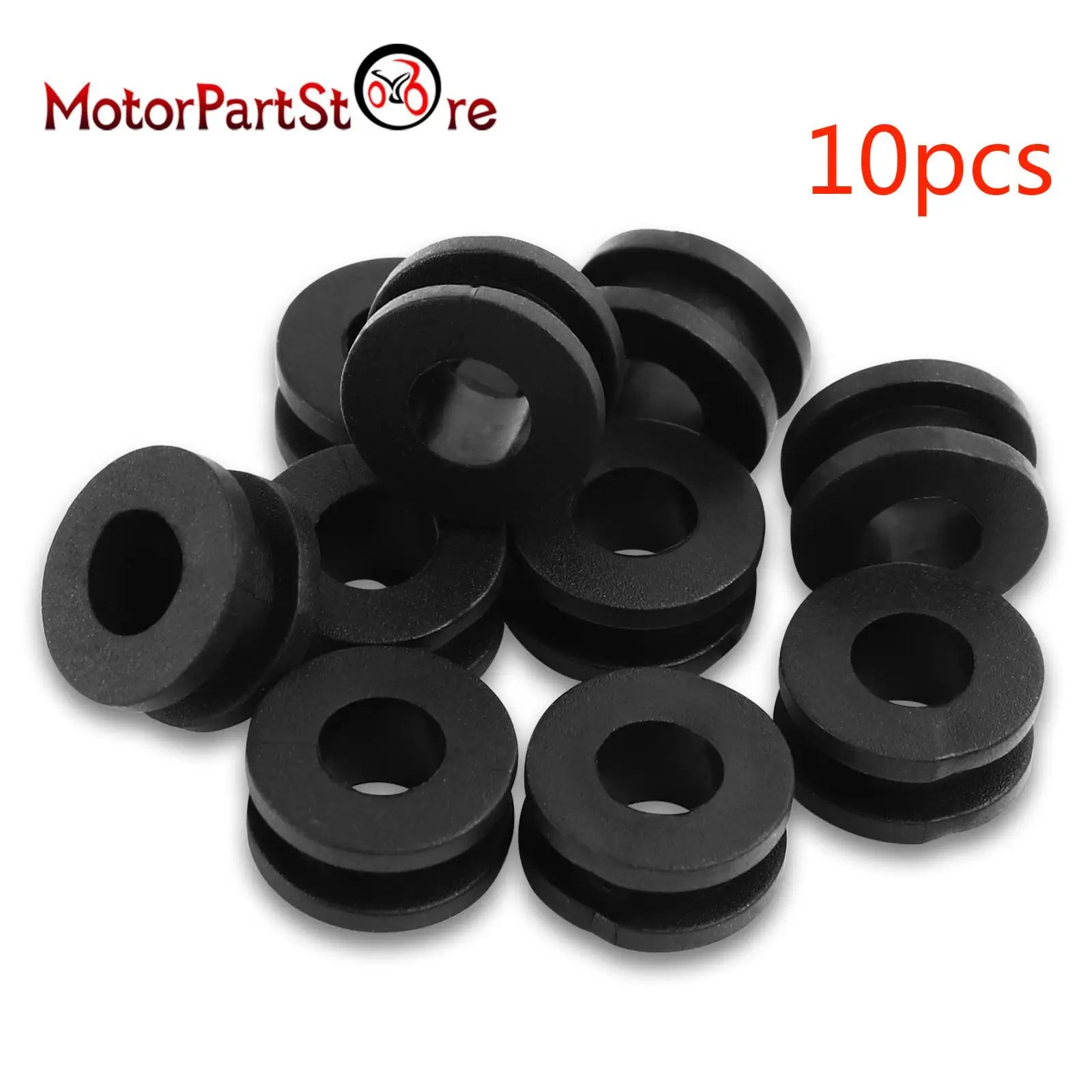 

10x резиновые прокладки для мотоцикла, Комплект болтов, обтекатели, капот для Honda CBR Suzuki GSXR 600 750 1000 Kawasaki Ninja ZX Yamaha YZF R1