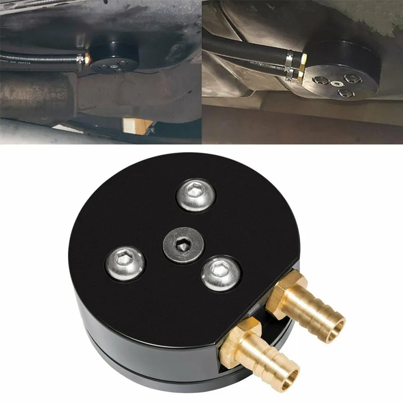 

Diesel Fuel Tank Gas Integrated Return Dual-Port Sump Kit Compatible with Airdog FASS Cummins Duramax Powerstroke