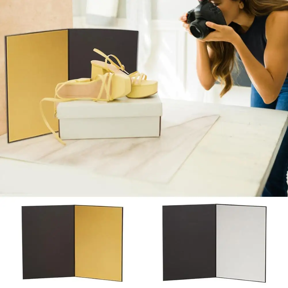 

Photography Reflector Cardboard A4 Thickened Foldable Folding Light Diffuser Board Light Fill Board For Photo Studio Wholesale