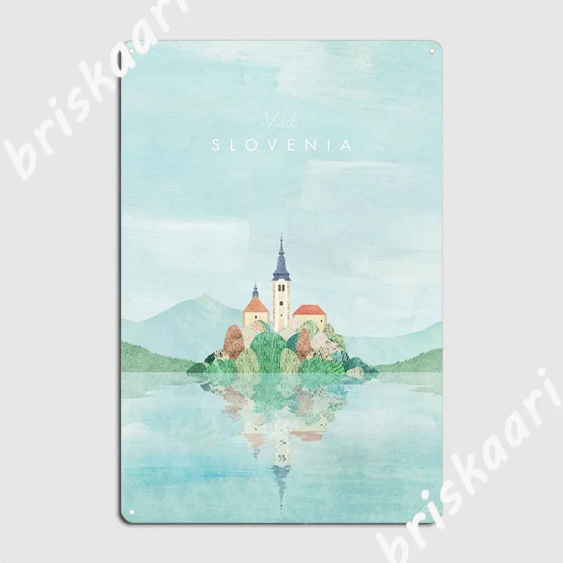 

Постер Словения, металлический плакат для клуба, дома, гостиной, творческий плакат, оловянный плакат