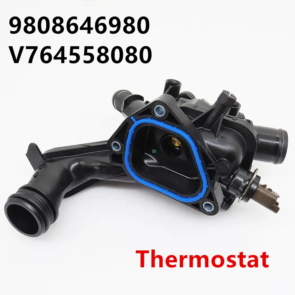 

For Peugeot 308 508 2008 3008 Coolant Thermostat Housing Water Outlet Auto Replacement Parts 9808646980 V764558080