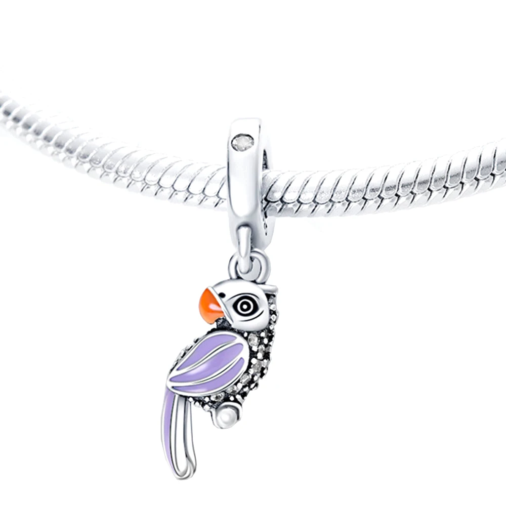 Original Bird Series Pendentif Fit pour Pandora DIY, Bracelet, Collier, Mignon, Niche, Mode, Bijoux, Accessoires, Cadeau pour Femme