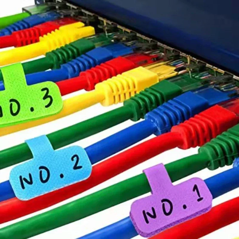 150-10 шт. кабельные этикетки для прокладки кабелей красочные водонепроницаемые