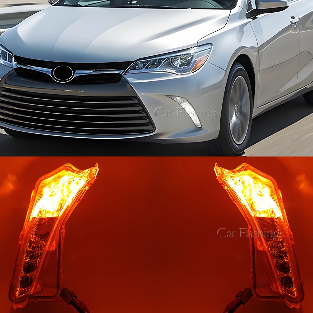 Светодиодные противотуманные фары для Toyota Camry XLE XSE 2015 2016 2017 (версия для США) с функцией ДХО и указателями поворота, комплекты фар для вождения (art.: 3920dc9ec7924) - 3920dc9ec7924