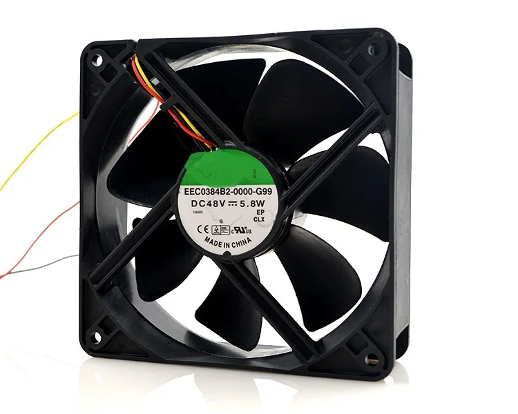 

New original EEC0384B2-0000-G99 12CM 12038 48V 5.8W 3-wire fan