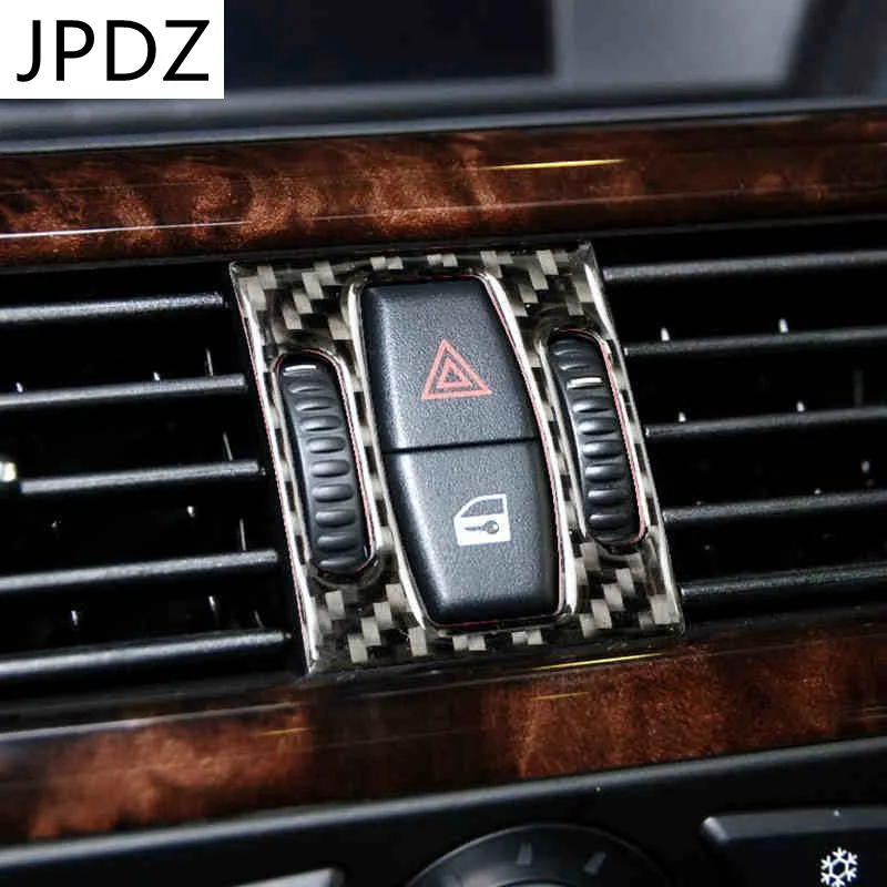 

For BMW 5 series E60 F10 Accessories Carbon Fiber Car Console Air Outlet Air Conditioning Vent Decorative Cover Frame Stickers