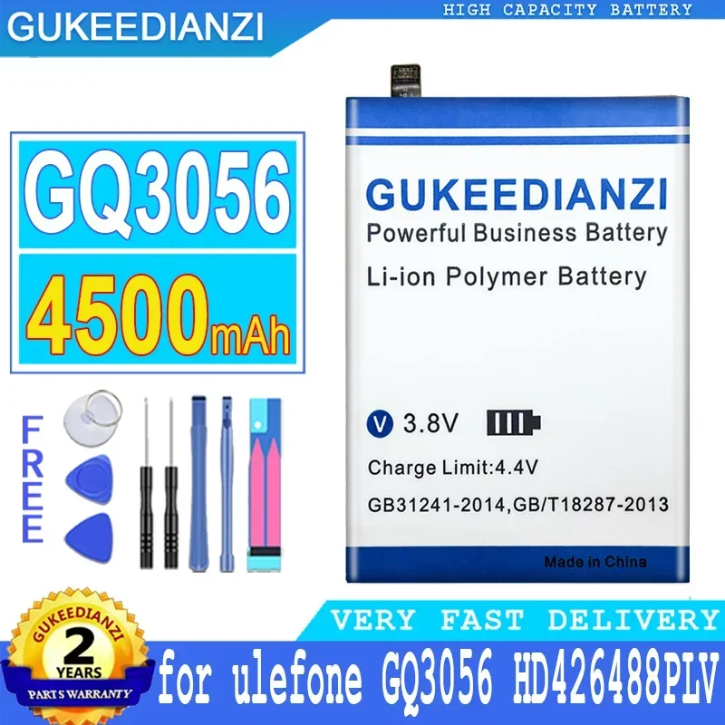 Аккумулятор GUKEEDIANZI 3900 мАч/4500 мАч для ulefone GQ3056 HD 426488 PLV GQ3036 Батарея большой мощности