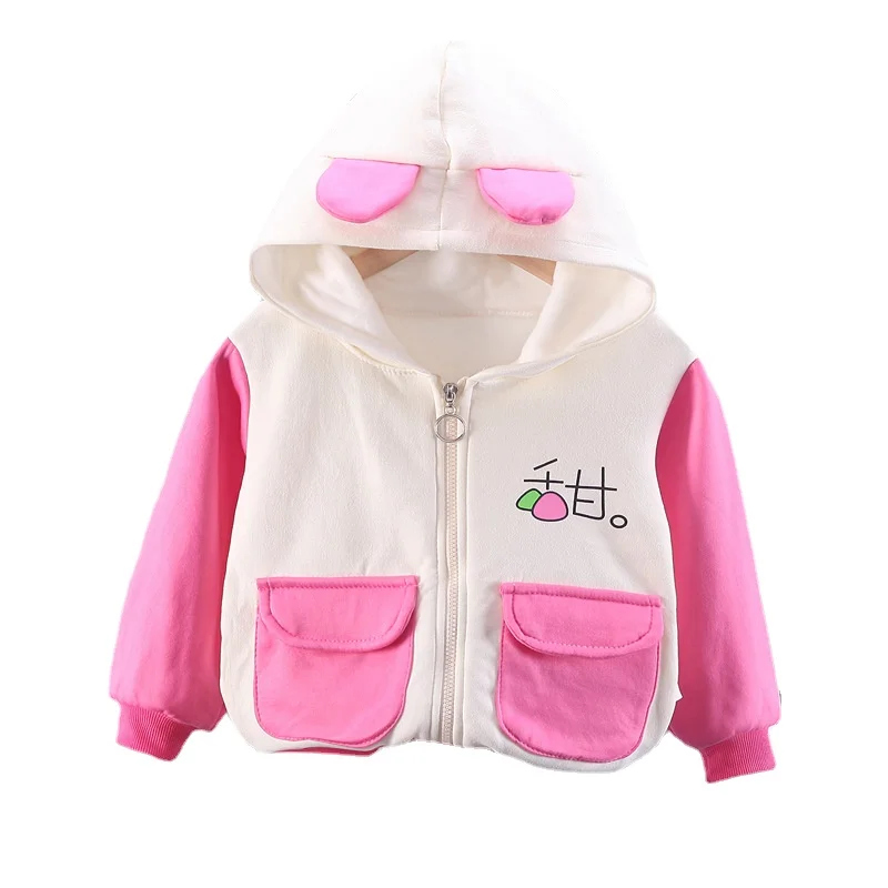 

Милая Детская куртка, рождественское искусственское пальто, осенне-зимняя теплая верхняя одежда с капюшоном, одежда для маленьких девочек, зимнее пальто