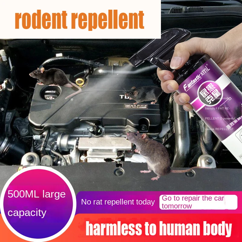 

Rodent repellent car engine compartment rodenticide non-toxic rodent killer mouse trap harmless to human body