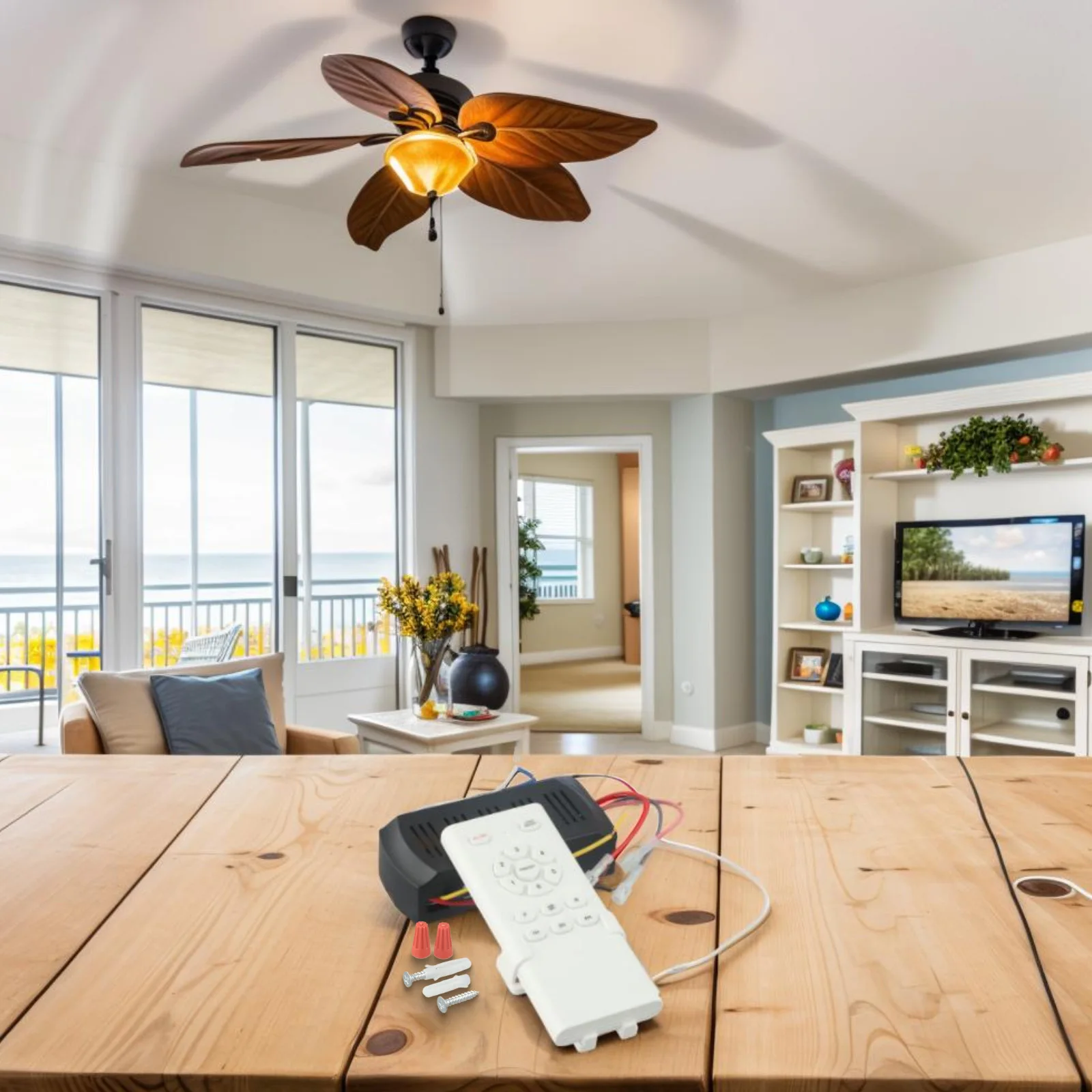 Удобная регулировка потолочного вентилятора стандартный комплект удобный пульт