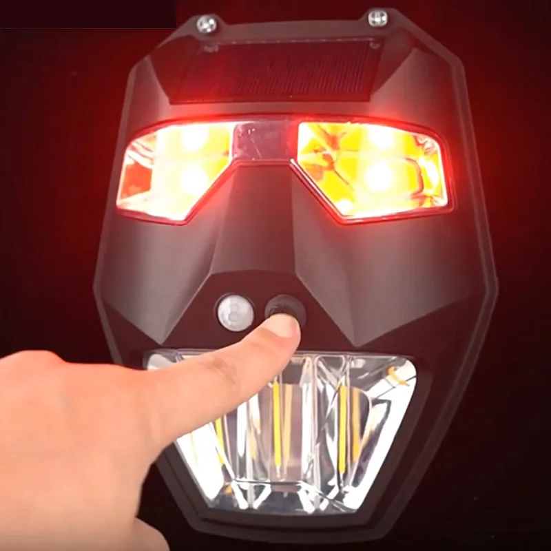 Светодиодный Солнечный настенный светильник с датчиком движения человека 5