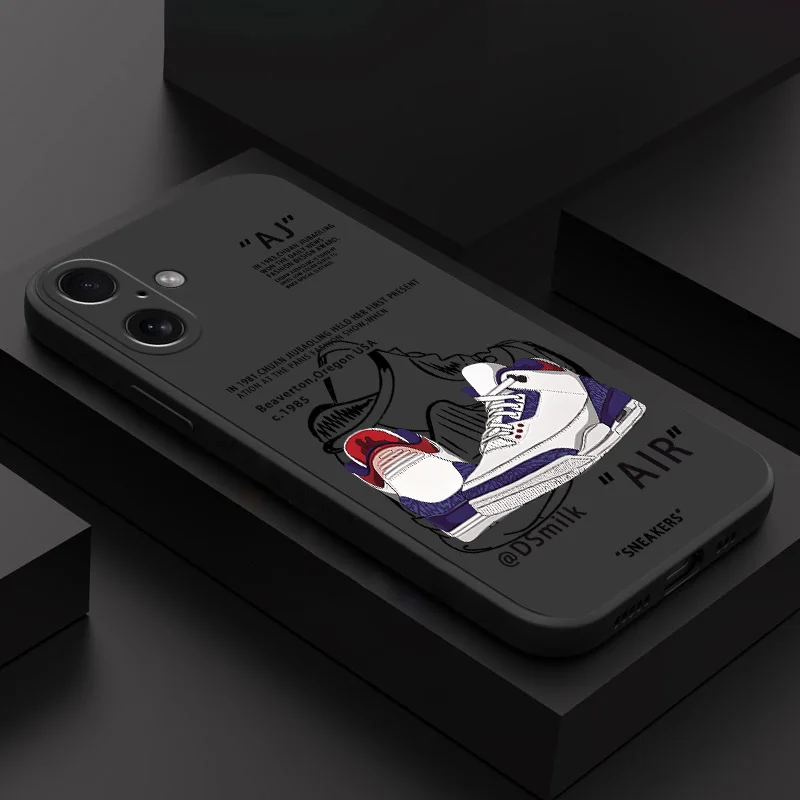 Trend Street Sneakers Label Phone Case For Xiaomi Mi 14T 13 12 12T 11 10T Poco X5 F5 M5 X4 M4 X3 M3 Lite Pro 4G 5G Back Cover