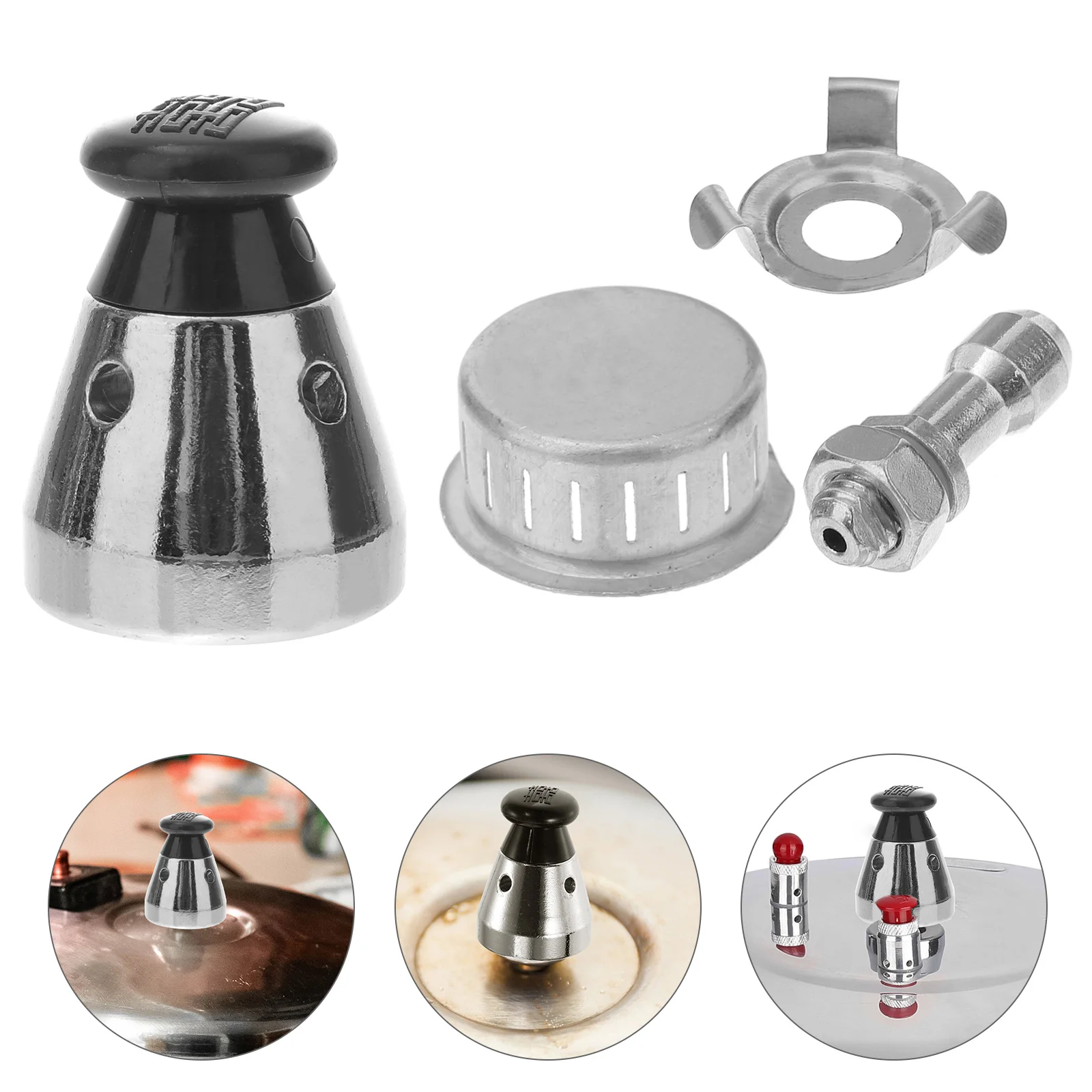

Pressure Cooker Steam Jigger Relief Replacement Floater Safety Release Accessories Sealer Cookers Parts Diverter Exhaust Cap