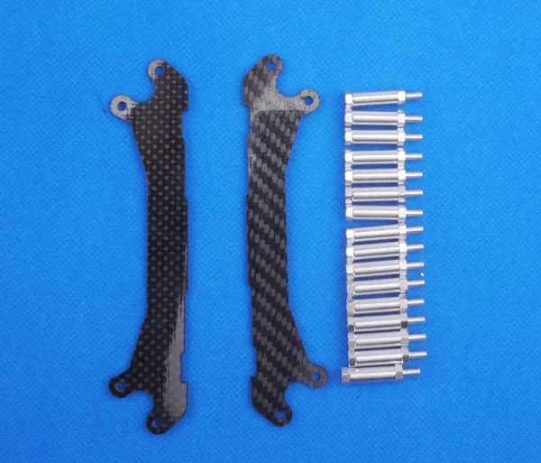 

Carbon fiber Landing Skids extend rise Heighten Assembly for DJI Phantom F330 450 (for mounting camera gimbal)