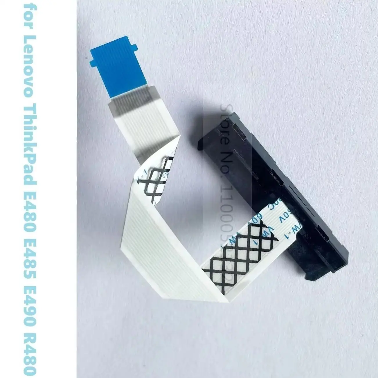 Фото 2,5-дюймовый гибкий ленточный кабель-разъем для жесткого диска SATA SSD HDD для Lenovo ThinkPad E480 E485 R480 E490, артикул: NBX0001KT10 №2
