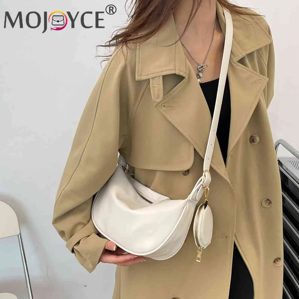 

Сумки через плечо из искусственной кожи, простые сумки-мессенджеры 2 в 1, сумки на плечо, Дизайнерские однотонные слинги для путешествий с ко...