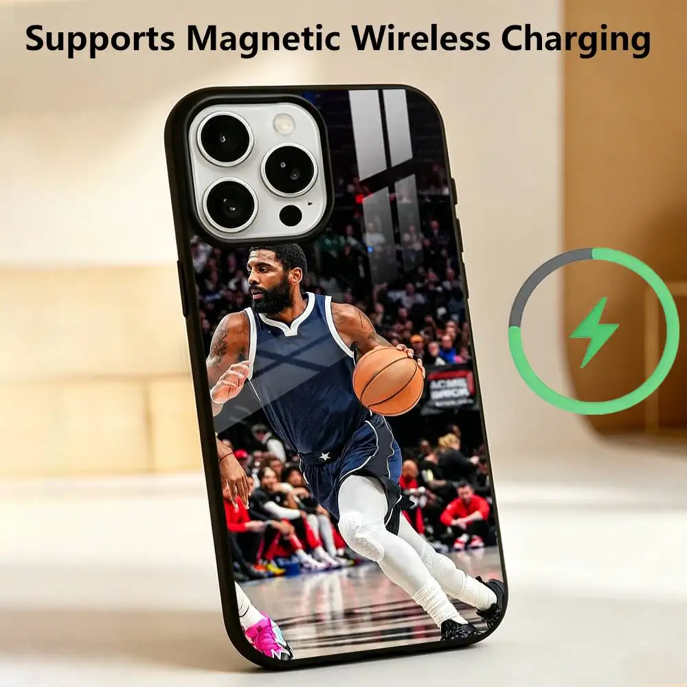 Фото Чехол для телефона K-Kyrie Irving для iPhone 17, 16, 15, 14, 13, 12, 11 Plus, Pro с поддержкой магнитной беспроводной зарядки №5