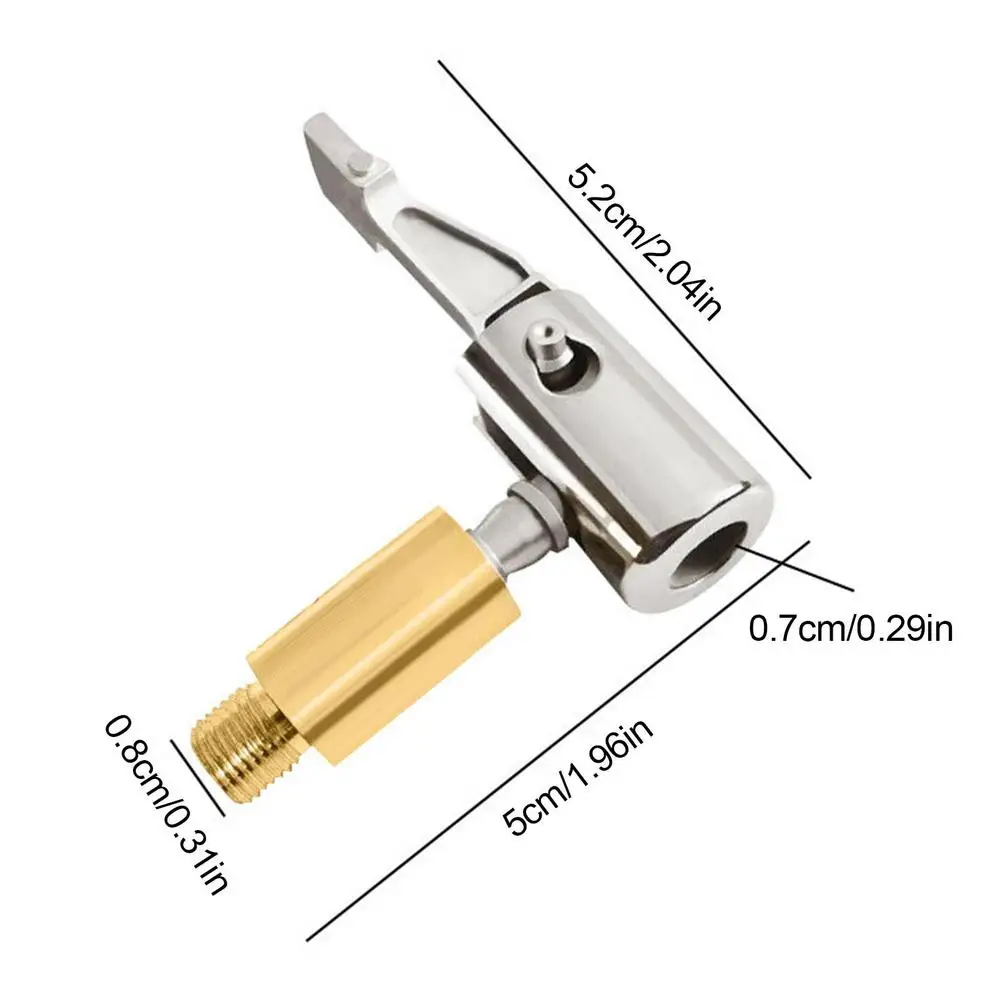 

Адаптер Для Ниппеля Автомобильного Шинного Вентиля, Быстросъемная Фиксирующая Гайка