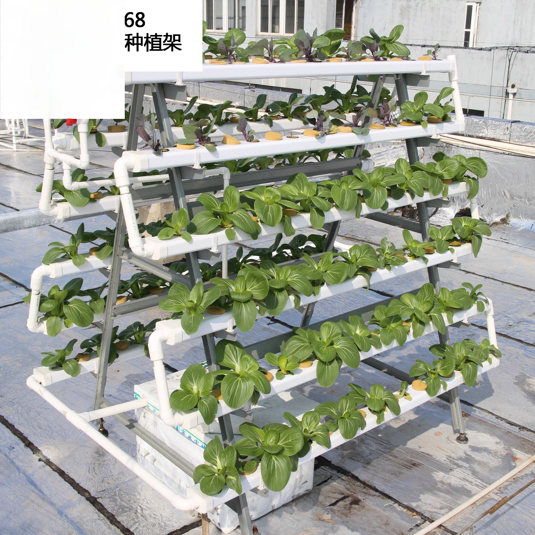 168-отверстий многораспанные теплицы вертикальные гидропонные системы NFT для