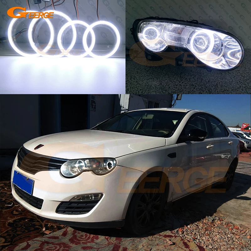 

For Roewe 550 MG 550 2008 2009 2010 2011 Excellent Ultra Bright COB Led Angel Eyes Kit Halo Rings Car Accessories