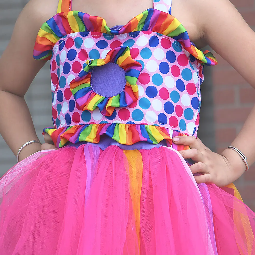 Костюм для косплея костюма клоуна на Хэллоуин девочек