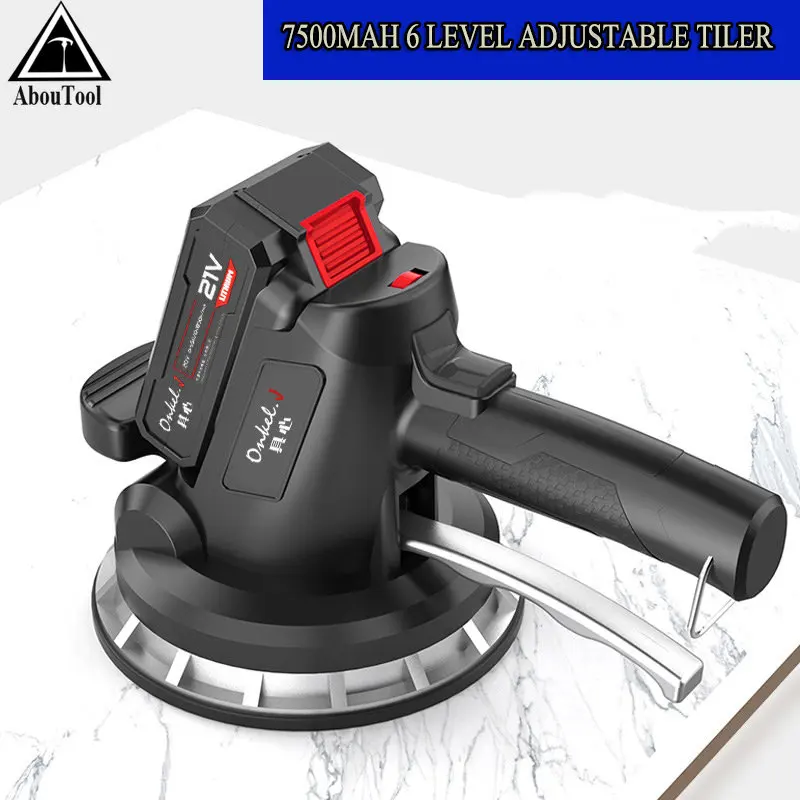 Professional Tile Floor Power Tool Wall Tile Vibration with Lithium Battery Wall Floor Machine Vibration Portable AutomaticTool