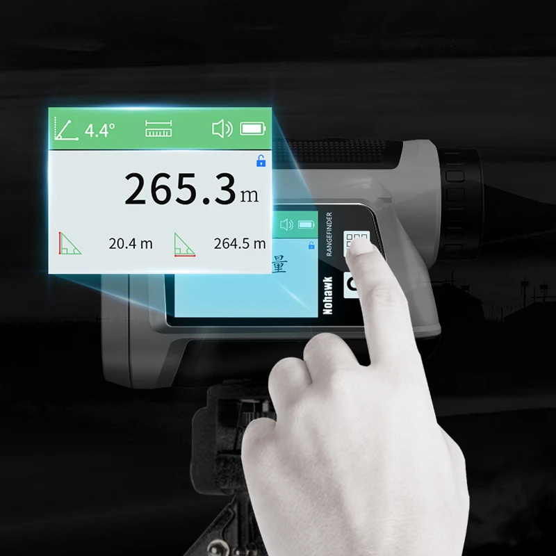 

2022 Golf Laser Rangefinder with Slope adjust Flag-Lock with Jolt Vibrate Laser Range finder Distance Meter monocular Telescope