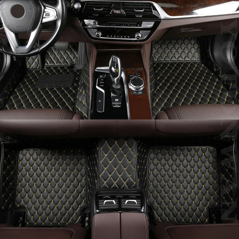 

YOTONWAN Custom Leather Car Foor Mat 100％ For Lifan All Models 320 X50 720 620 520 X60 820 X80 Auto Accessories Car-Styling