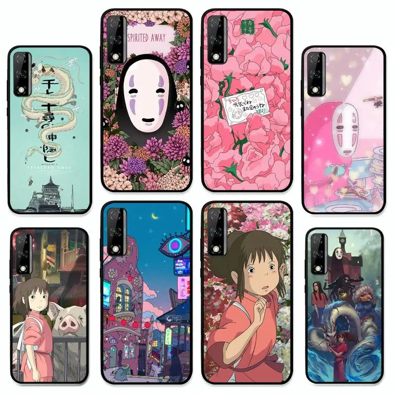

Anime Spirited Away Totoro Phone Case for Huawei Y 6 9 7 5 8s prime 2019 2018 enjoy 7 plus