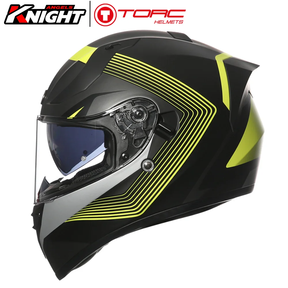 

Мотоциклетный шлем TORC, всесезонный шлем для мотокросса, с двойными линзами