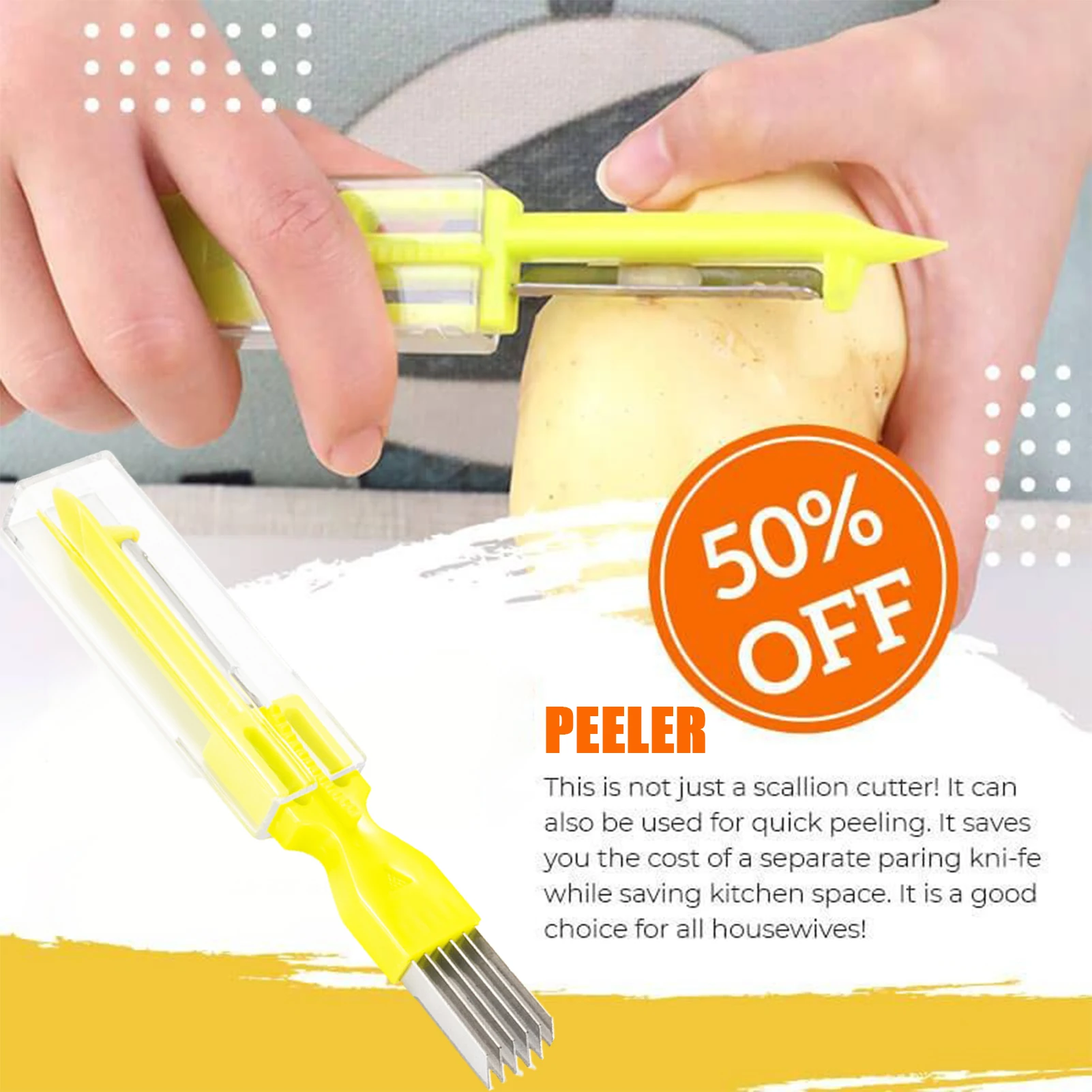 

Multifunctional Julienne Peeler Vegetable Fruit Peeler Stainless Steel Durable Potato Slicer Shredder Carrot Peeler