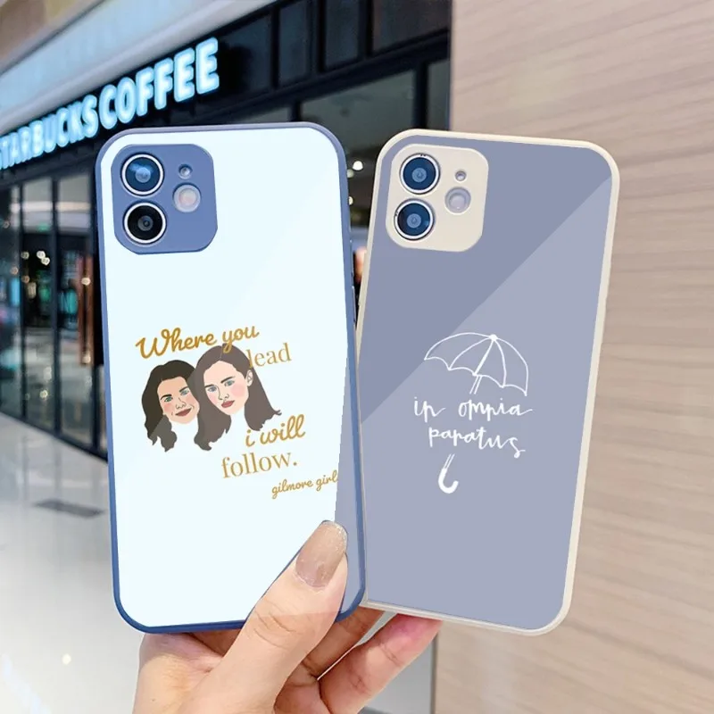 

TV Gilmore Girls Phone Case For IPhone 14 13 12 11 Pro Max X XR XS 8 7 Plus Liquid Glass Color Phone Cover