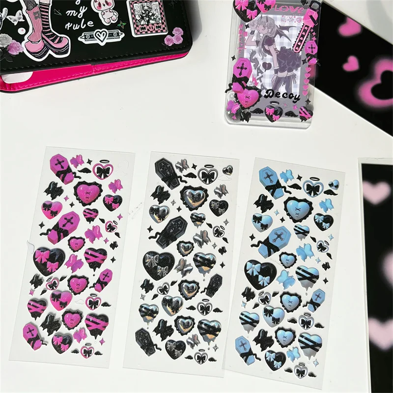 Корейские милые наклейки в стиле милых влюбленных бабочек материал сделай сам
