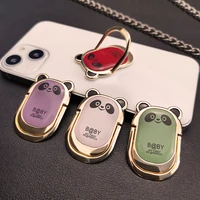 cartoon bear ring buckle mobile phone buckle bracket pull ring multi function rotary paste back sticker the same stand holder