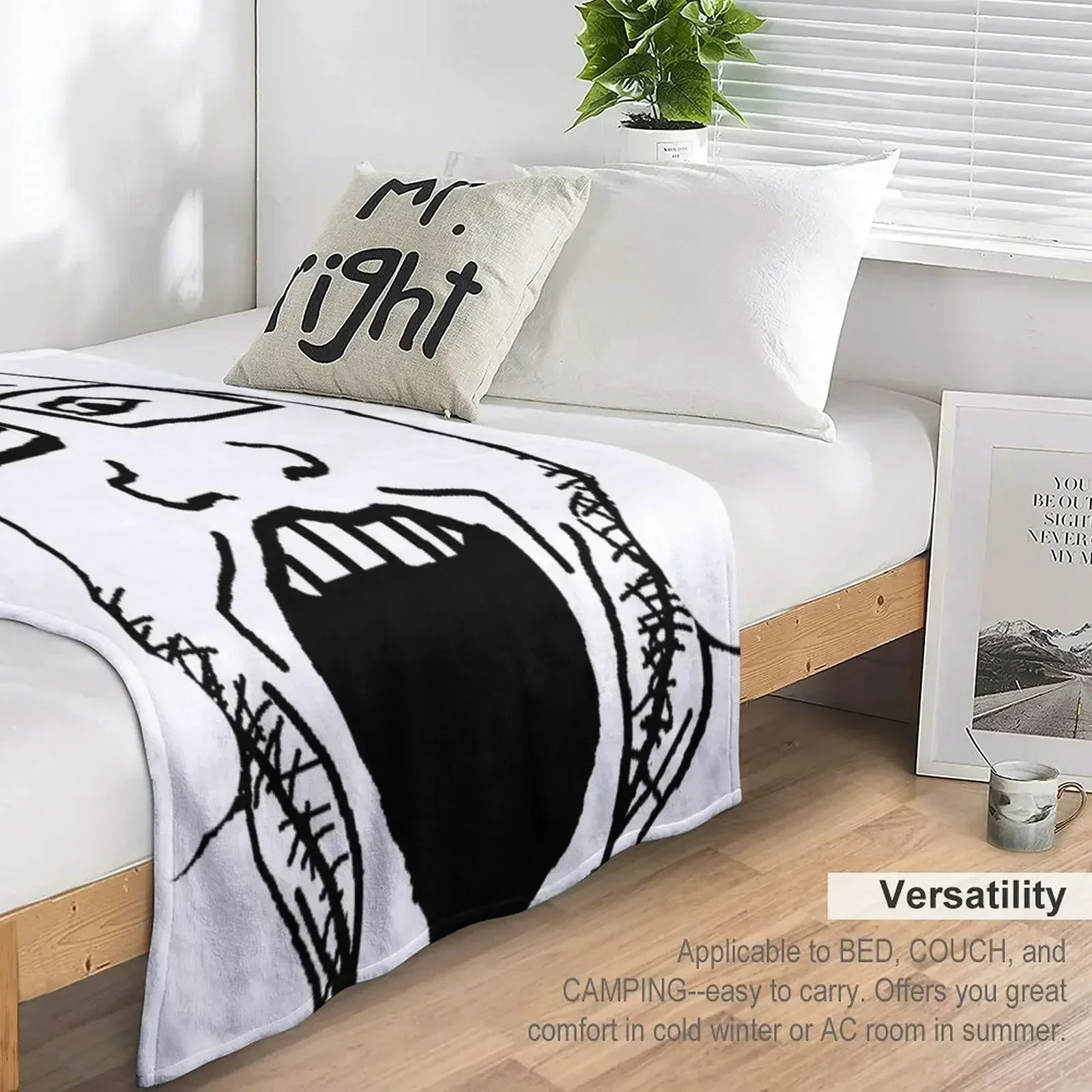 Одеяло soyjak с лицевой стороной одеяла для рождественских украшений на заказ