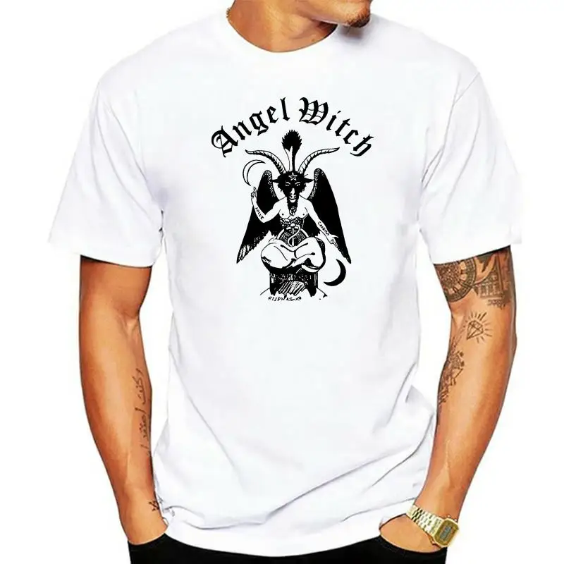 

ANGEL WITCH 1978r. Demo T-Shirt (White) S-3XL Male Pre-Cotton Clothing Summer O-Neck Tops T Shirt Top Tee Plus Size